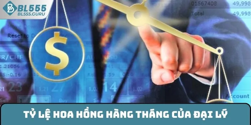 Đại Lý BL555 - Kinh Doanh Thu Lợi Nhuận Khủng Tiền Tỷ 2 Tỷ lệ hoa hồng hàng tháng của đại lý